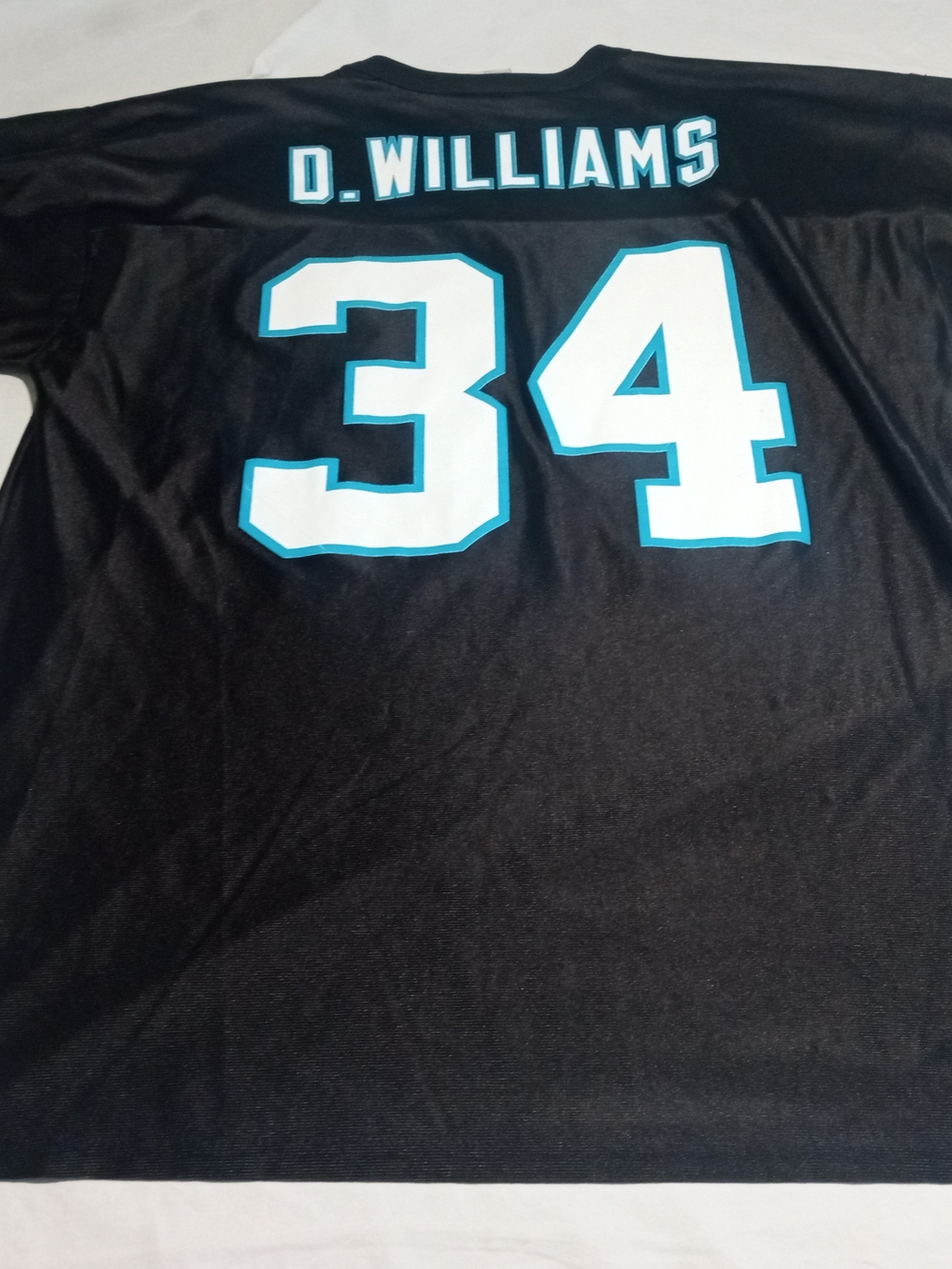 NFL Carolina Panthers D'Angelo WilliamsJersey Shirt with White & Teal Number 34 - Picture 6 of 8